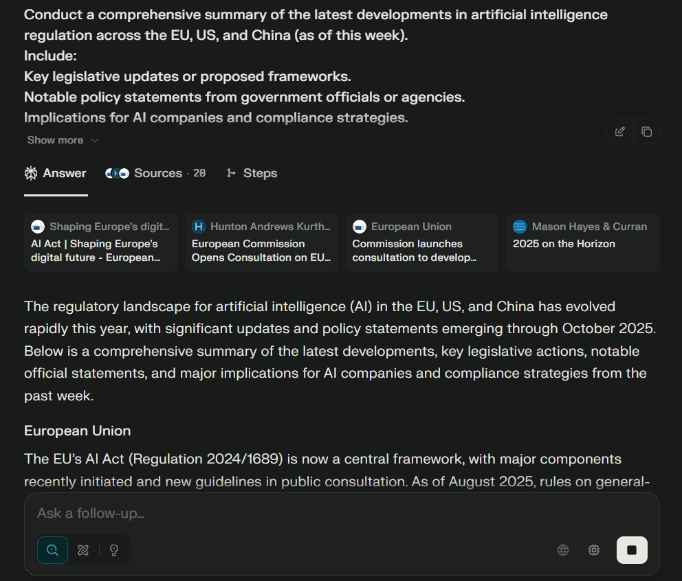 perplexity ai review 2025