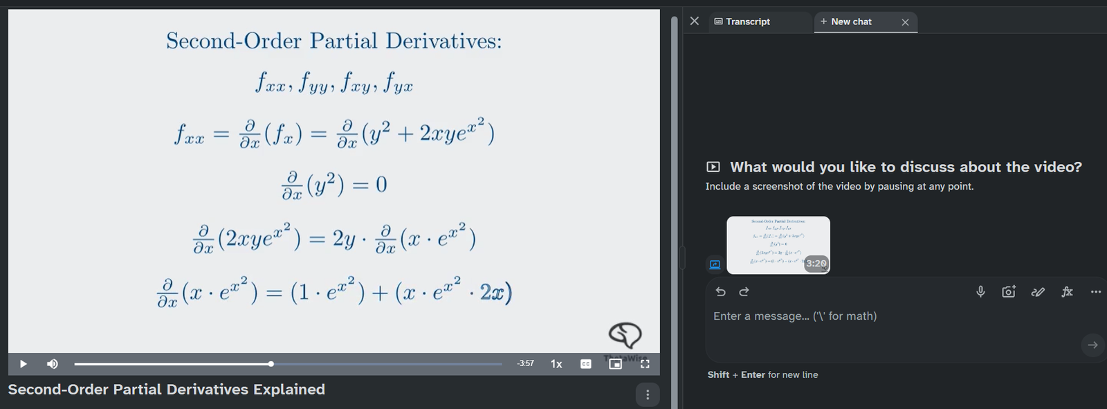 thetawise ai math tutor example usage 2